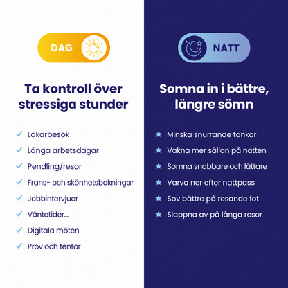 LUGNAVSLAPPNING – SINNESRO – SÖMNHJÄLP